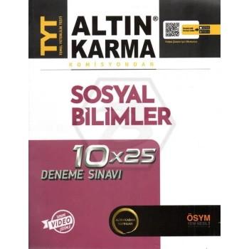 tyt altın karma sosyal bilimler 10x25 deneme