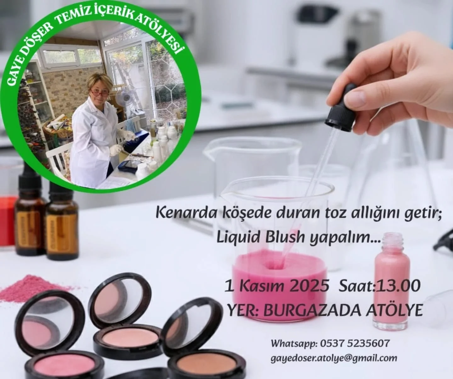 Kenarda köşede duran allığınızı yepyeni bir ürüne dönüştürmeye hazır mısınız? Kullanmadığın Allığını Getir; Liquid Blush Yapalım...