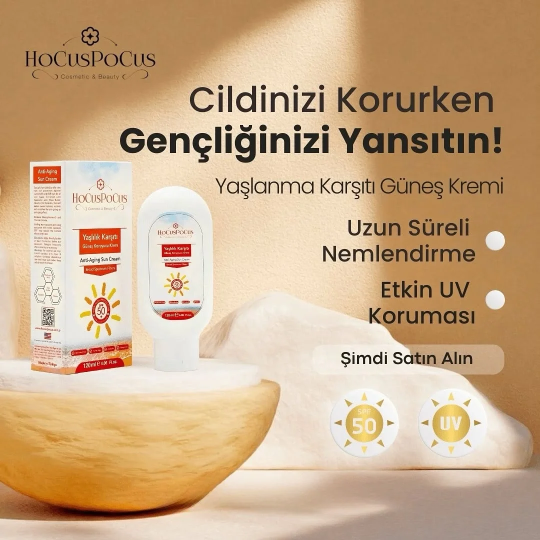Hocus Pocus Anti-aging Sun Cream Güneş Kremi SPF 50+