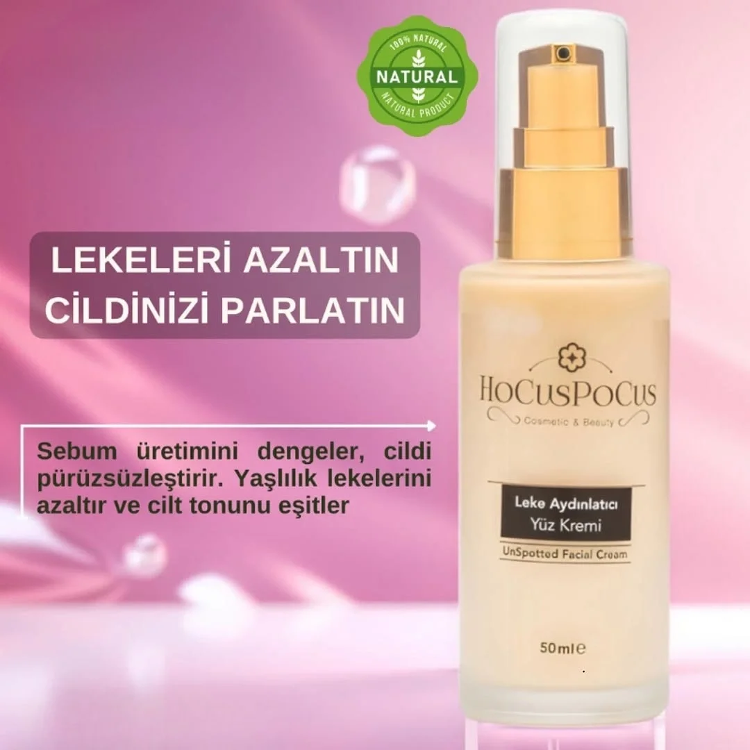 Leke Aydınlatıcı Yüz Kremi