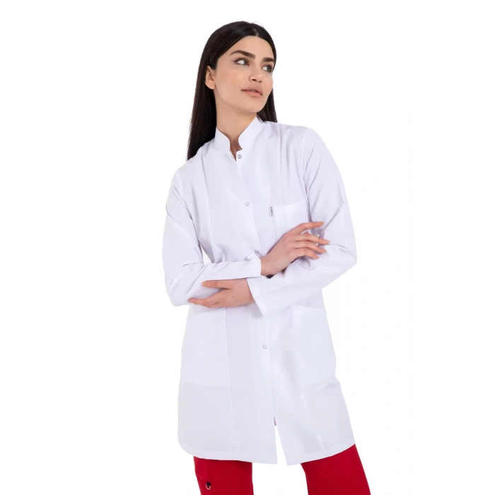 Doktor önlüğü hakim yaka alpaka kumaş kadın bp-02