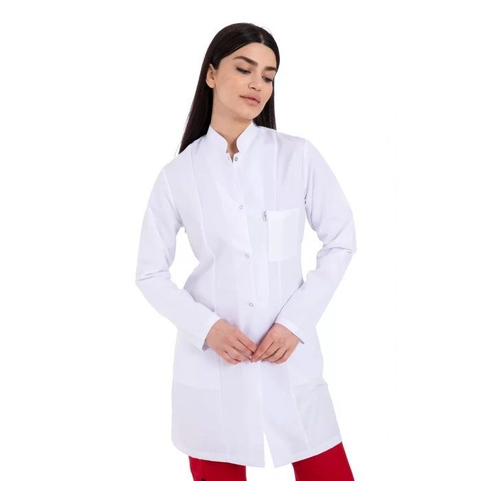 Doktor önlüğü hakim yaka alpaka kumaş kadın bp-02