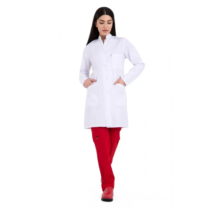 Doktor önlüğü hakim yaka alpaka kumaş kadın bp-02