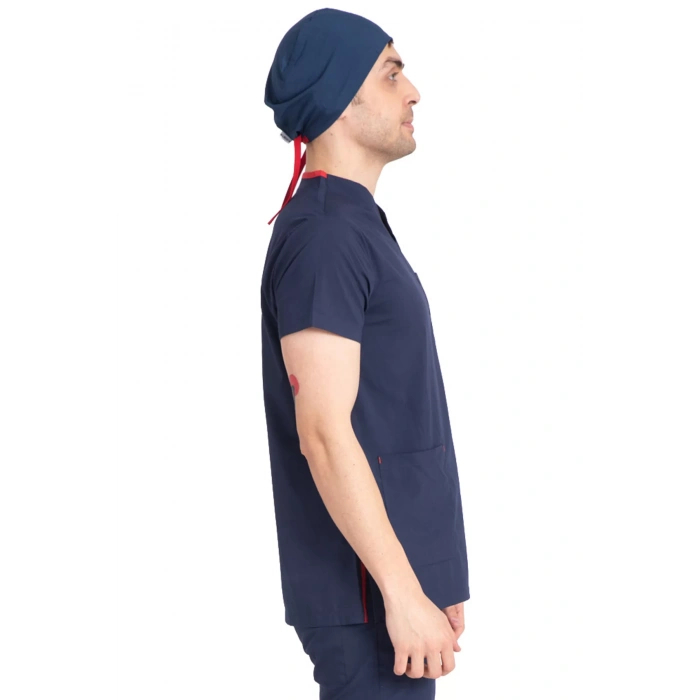 Dr Flex cerrahi forma likralı terikoton erkek koyu lacivert