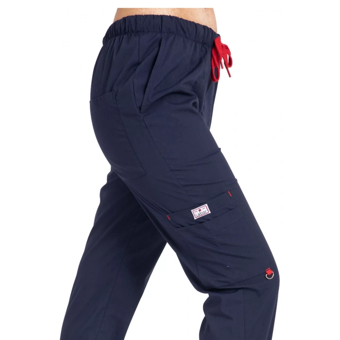 Dr Flex Cerrahi Forma Likralı Terikoton Kadın Koyu Lacivert