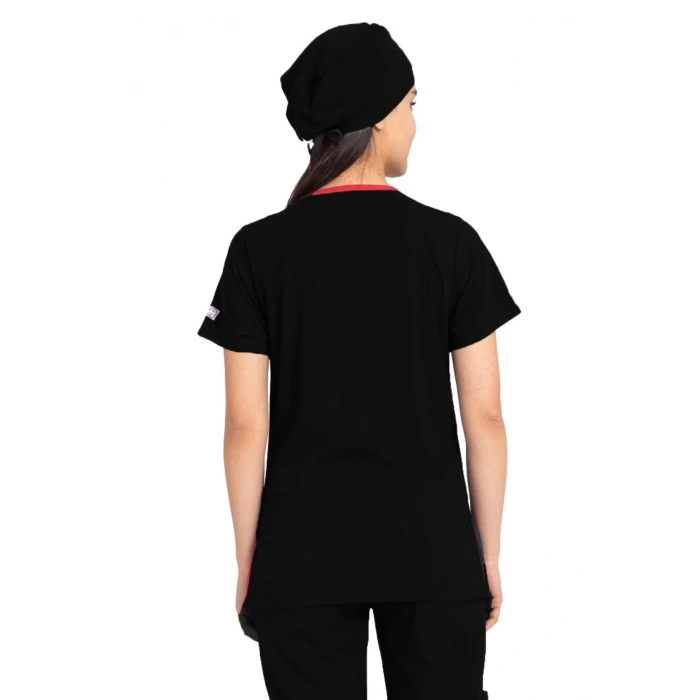 Dr Flex Cerrahi Forma Likralı Terikoton Kadın Siyah