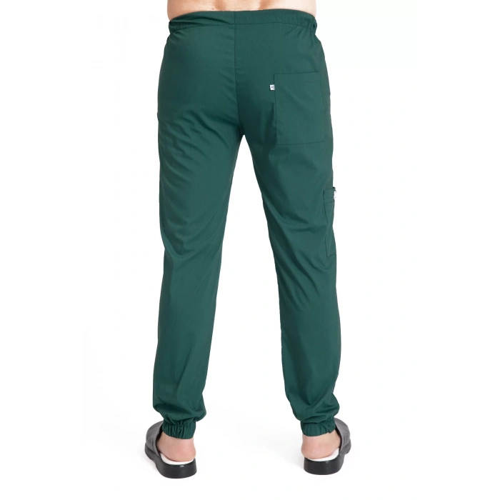 Dr Jogger Scrubs Likralı Terikoton Erkek Haki Yeşil