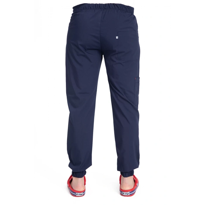 Dr Jogger Scrubs Likralı Terikoton Erkek Koyu Lacivert