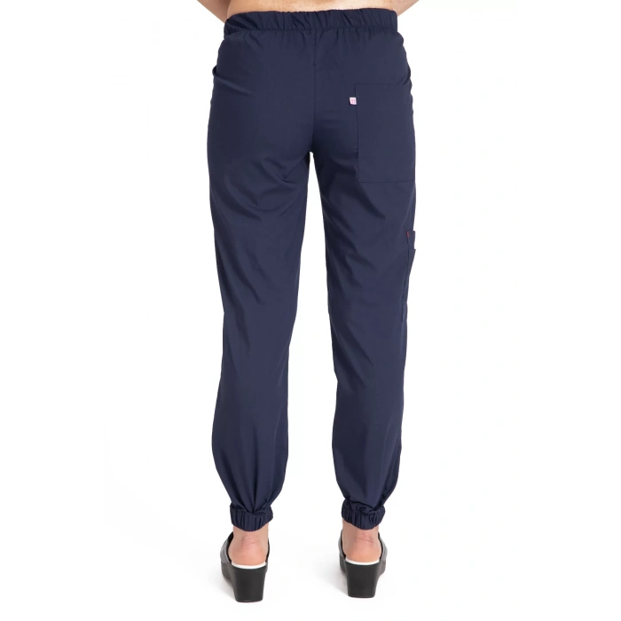 Dr Jogger Scrubs Likralı Terikoton Kadın Lacivert