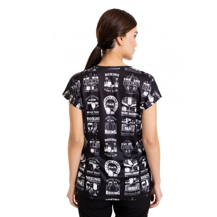 Scrubs cerrahi forma kadın tek üst dövüş kulübü