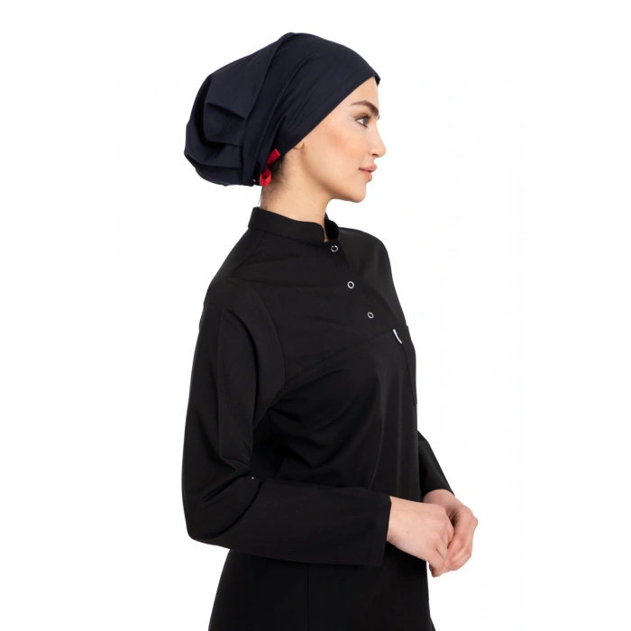 Tesettür bone lacivert likralı terikoton