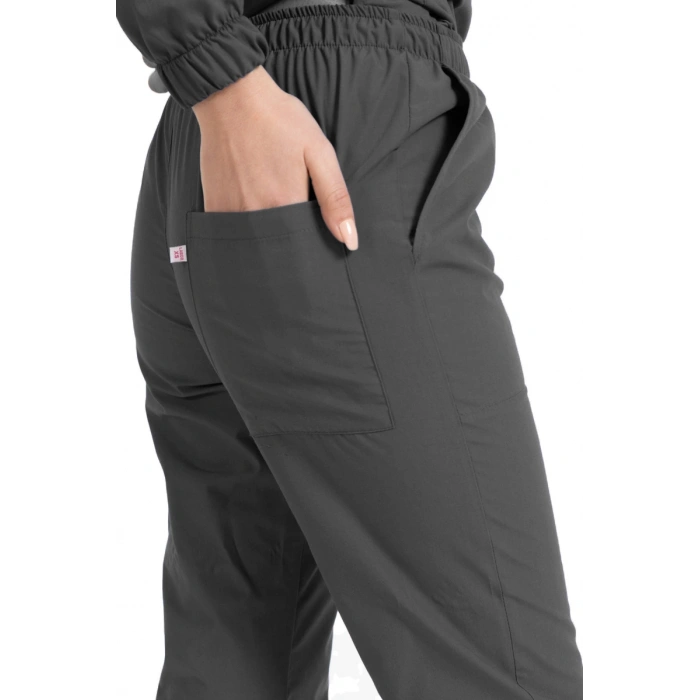 Tesettür Forma Jogger Model Likralı Terikoton Füme