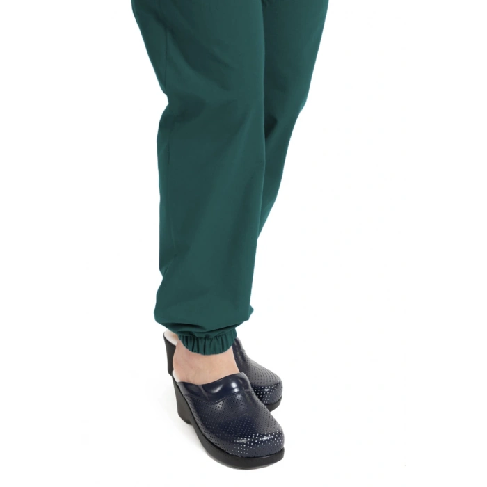 Tesettür Forma Jogger Model Likralı Terikoton Haki Yeşil