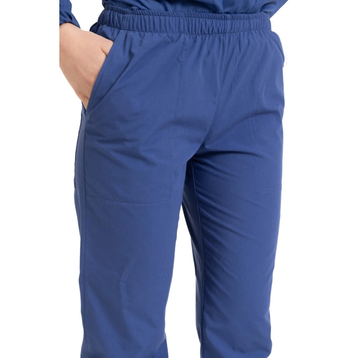 Tesettür Forma Jogger Model Likralı Terikoton Petrol Mavi