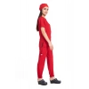 Dr Jogger Scrubs Likralı Terikoton Kadın Kırmızı