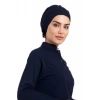 Tesettür bone lacivert likralı terikoton