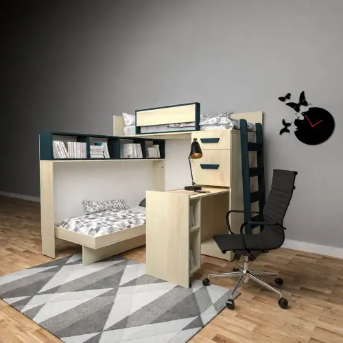 Allium Katlanabilir Yataklı Ranza