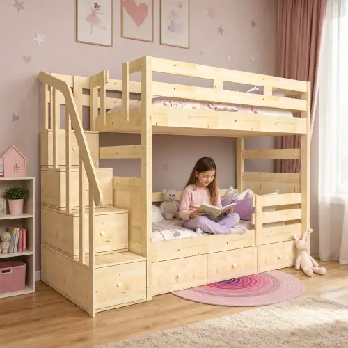 Ahşap Doğa Ranza