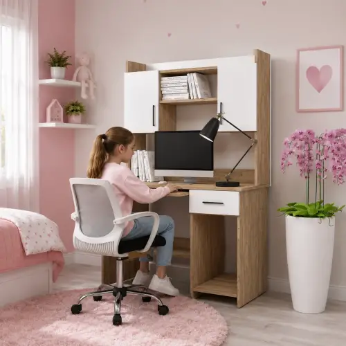 Cevher Çalışma Masası 2 Kapaklı