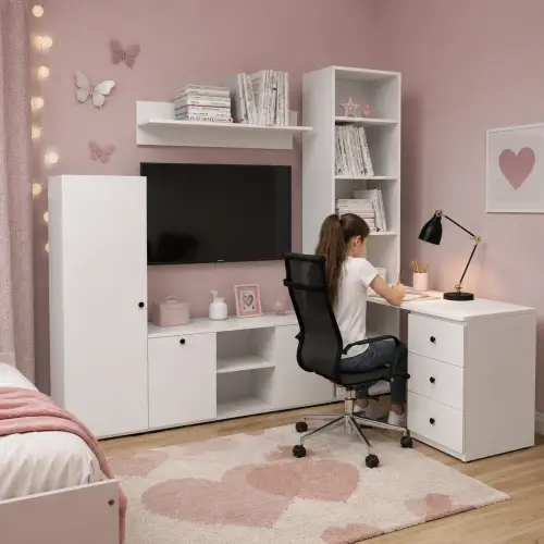 Elite Concept Kitaplıklı Çalışma Masası