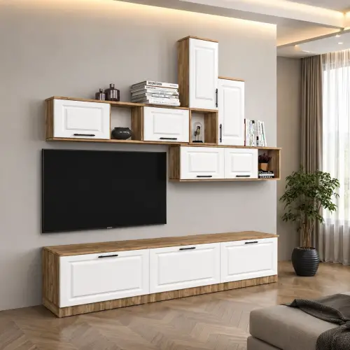 Geometrik Membran Tv Ünitesi