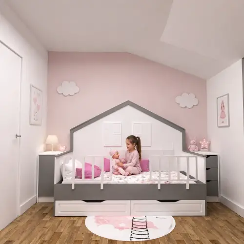 Grey Mix Montessori Mdf