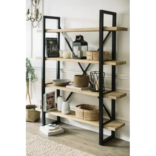Metal Ayaklı Kitaplık