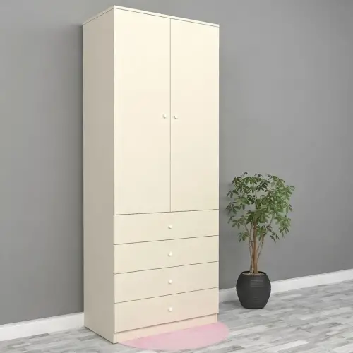 Wooden 2 Kapılı Gardrop