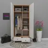 2 Kapılı Gardırop Mdf