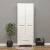 2 Kapılı Kare Kulplu Gardırop
