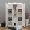 3 Kapılı Taçlı Gardrop