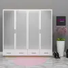 4 Kapılı 4 Çekmeceli Gardrop