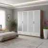 4 Kapılı 4 Çekmeceli Gardrop