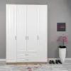 4 Kapılı Çıtalı Kapak Gardırop
