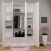 4 Kapılı Çıtalı Kapak Gardırop