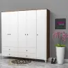 5 Kapılı Oval Kulplu Gardırop