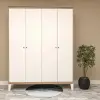 Ekru 4 Kapılı Gardırop