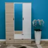 Özel 3 Kapılı 3 Çekmeceli Aynalı Gardırop