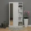 Nida 2 Kapılı 1 Raflı Aynalı Gardırop Membran Kapak