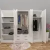 Mine 6 Kapılı 2 Çekmeceli Gardırop