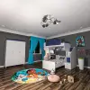 Klasik Dikey Ranza ve 3 Kapılı Gardrop