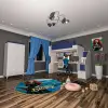 Klasik Masalı Ranza ve 2 Kapılı Gardrop