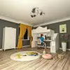 Klasik Masalı Ranza ve 2 Kapılı Gardrop
