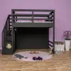Grey Doğal Ahşap Ranza