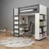 Brown Kitaplıklı Ranza