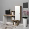 Akasya Dolaplı Çalışma Masası