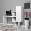 Akasya Dolaplı Çalışma Masası