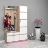 Asos Ceviz Ve Beyaz Portmanto
