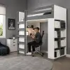 Brown Kitaplıklı Ranza