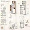 Cevher Dolaplı Kitaplık